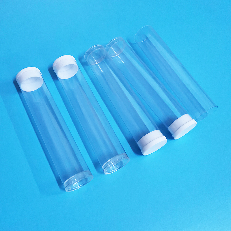pvc透明塑胶管pvc塑料管包装管pvc硬管塑料PVC25*24mm两端配盖批发