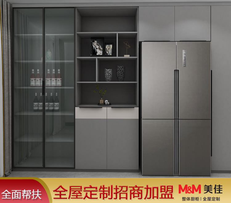 现代简约入户玄关柜定制 客厅餐边柜 大容量储物柜定做 全屋定制厂家直供
