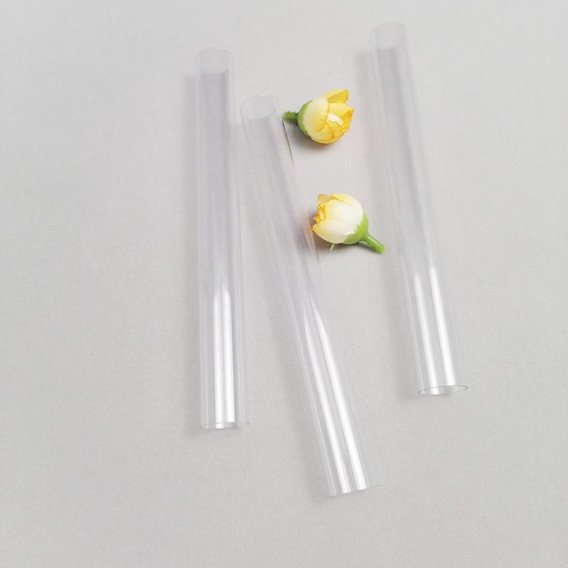 厂家供应pvc刚性阻燃管外径17mm包装管PVC透明圆筒塑料包装管配盖批发