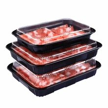 带透明盖托盒 羊肉卷肥牛卷包装盒 肉块肉片肉卷包装盒 食品冷鲜肉包装盒 