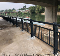 广州定制304不钢复合管护栏 河道景观镀锈锌隔离栏杆