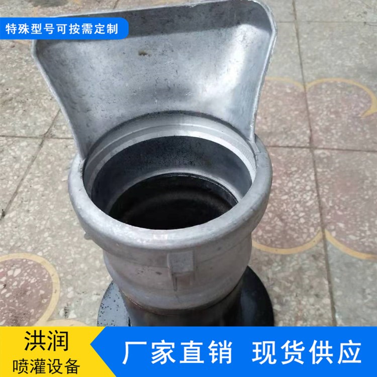 喷灌配件钢制给水栓90压盖110压盖丝杠螺母三叉出水口配件
