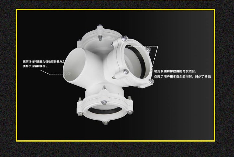 HDPE静音管  聚丙烯PP静音管  高密度聚丙烯静音管 低温抗冲击性好 环保
