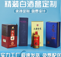 成都鑫佰盛印务 包装盒定做 书型天地盖 茶叶红酒盒 特产食品箱空盒 新年礼品盒定做
