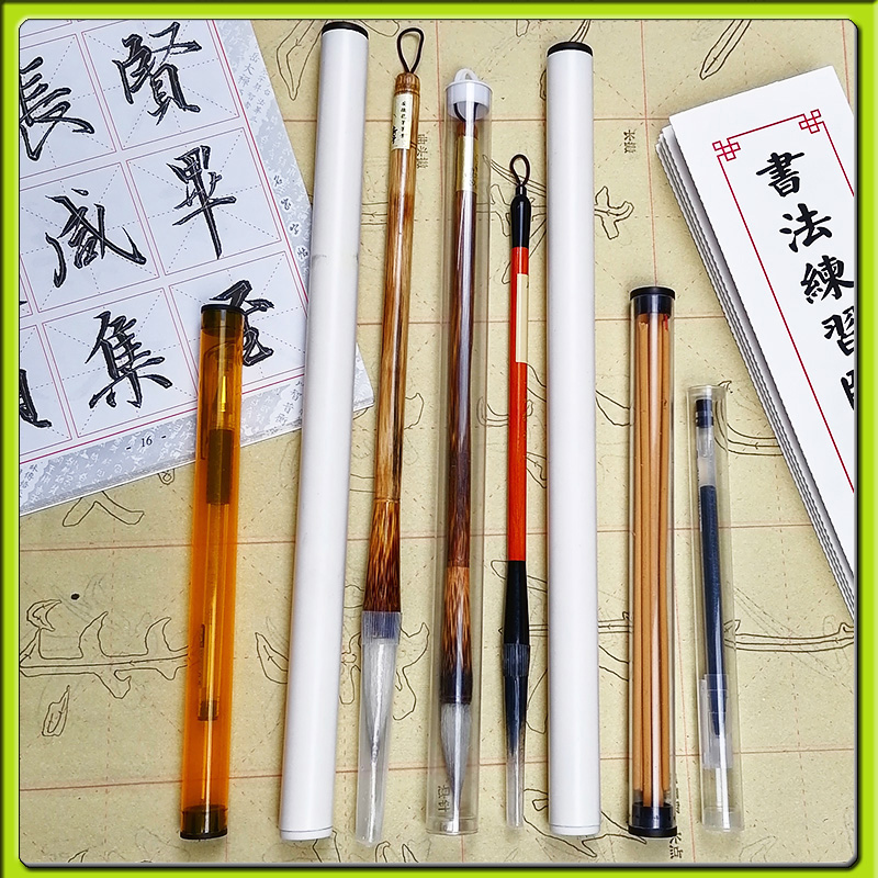 厂家批发pvc透明笔筒外径19mm毛笔包装筒眼线笔透明包装管