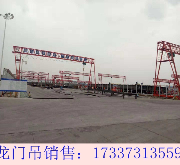 江西宜春龙门吊厂家迎风而立纹丝不动