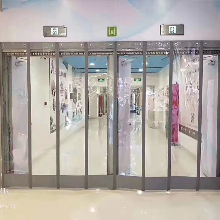 源厂供应PVC自吸软帘 隔断帘 商场家用保温磁吸门帘