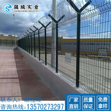 河源定制围墙防爬护栏网 Y型柱勾花网价格 定制围墙浸塑网