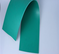 绿色软板pvc卷板 3mm5mm韧性好易焊接 污水池<em>防</em>酸碱池用内衬