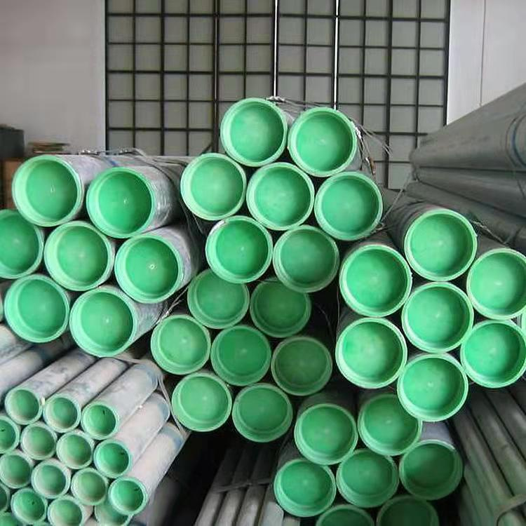 冷热水用镀锌钢塑复合管 衬塑钢管 水利工程用外镀锌内衬塑料管 
