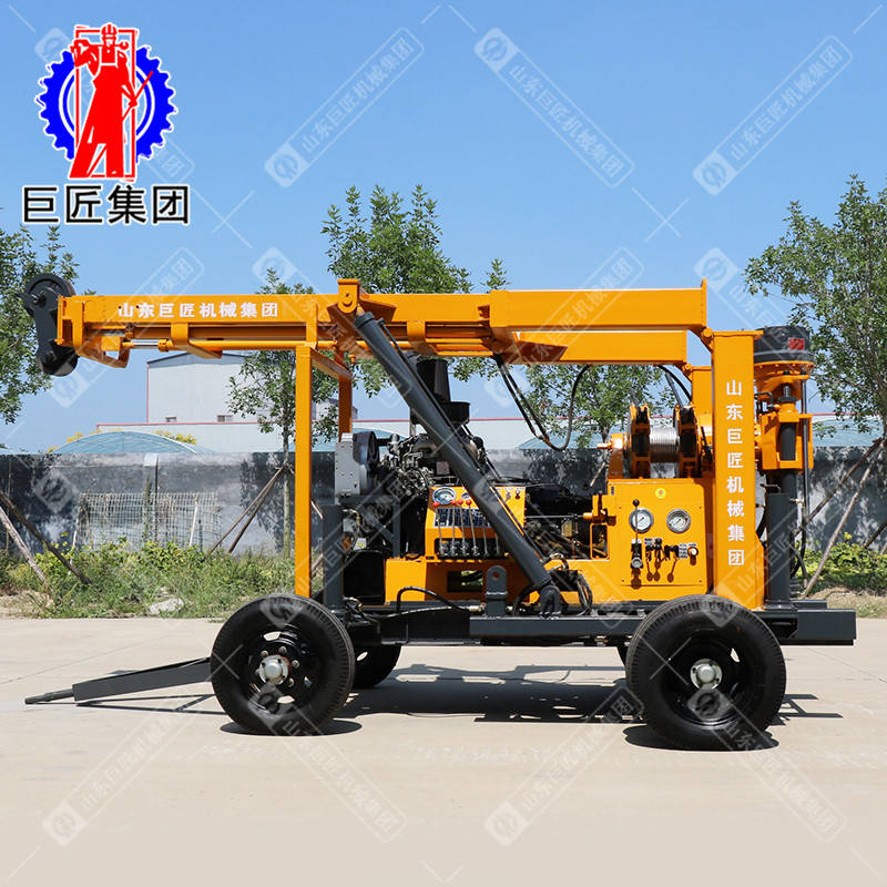 山东巨匠供应XYX-3轮式液压岩芯钻机 600工程勘探钻机