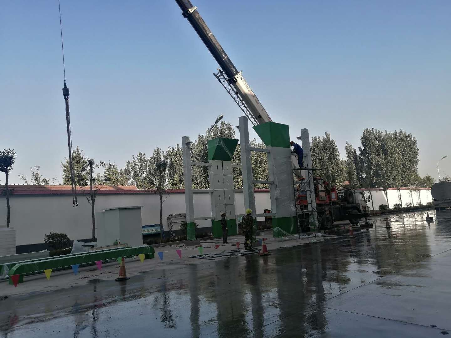 龙门洗车机  搅拌站全自动洗车机  水泥厂煤场洗车机