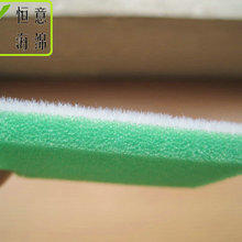 工艺植绒海棉制品 静电植绒海绵  