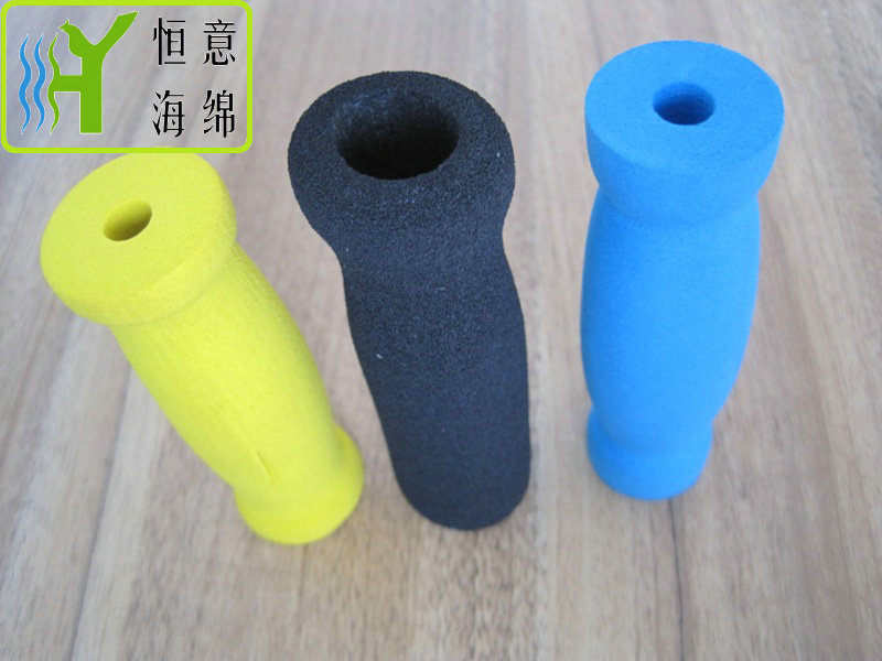 成型操作杆护套把手 海绵成型产品 PU海绵成型话筒泡棉套 成型海绵把套