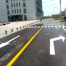 广州停车场道路划线施工