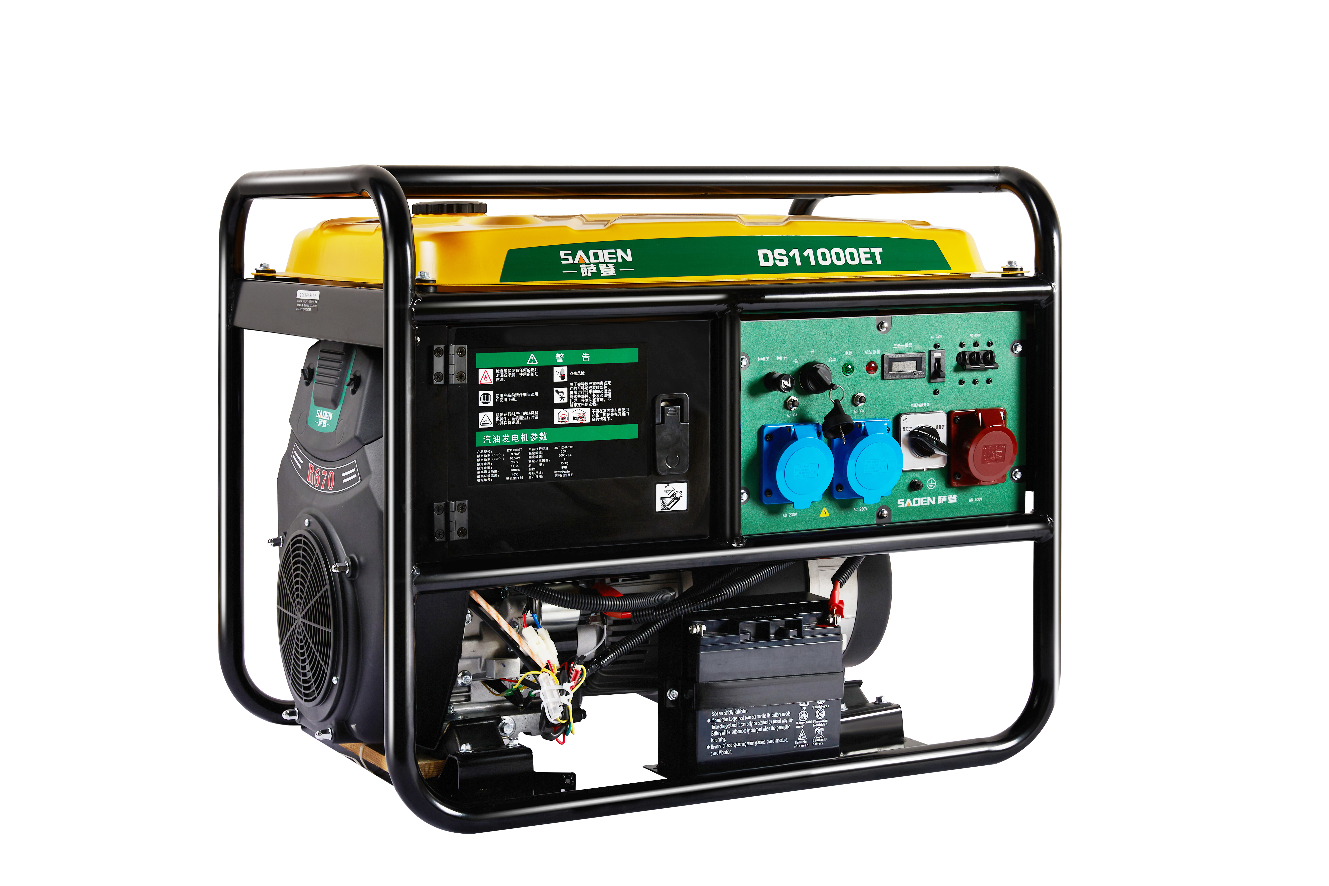 10KW380V汽油发电机