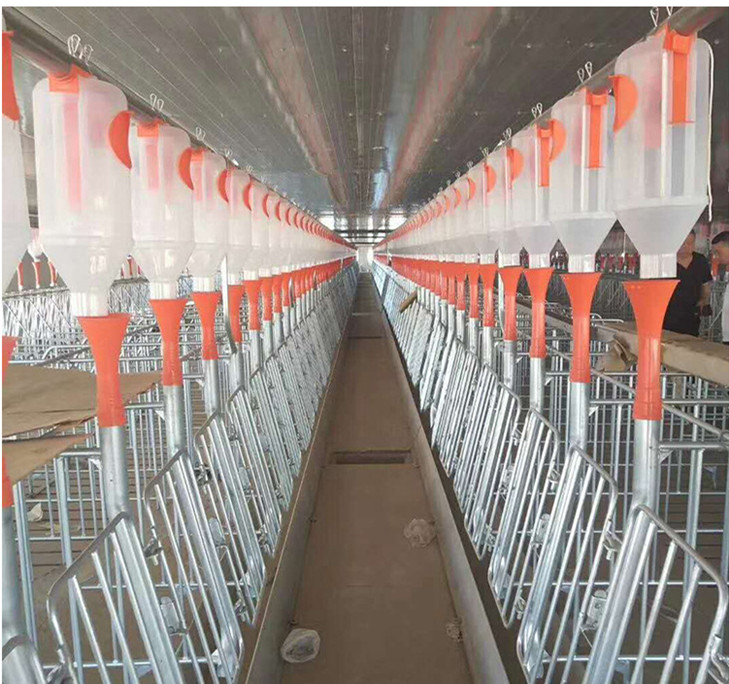 料塔热镀锌自动供料塔产床料线猪场养殖设备现代化养殖设备料罐仓
