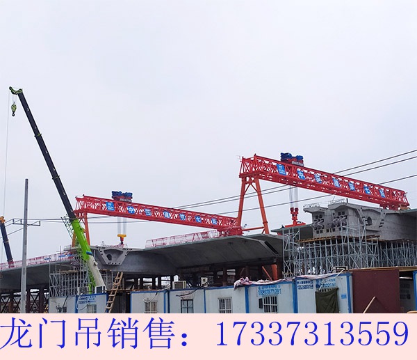 陕西咸阳龙门吊厂家出租120吨双外悬龙门吊