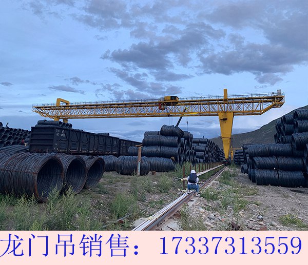 陕西西安龙门吊厂家出租80吨单外悬龙门吊
