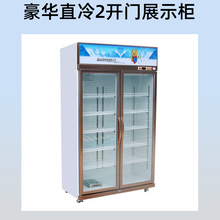 888双门直冷 青岛冰熊  展示柜哪家好 西安展示柜冷藏柜 冰箱冰柜1200*600*2100