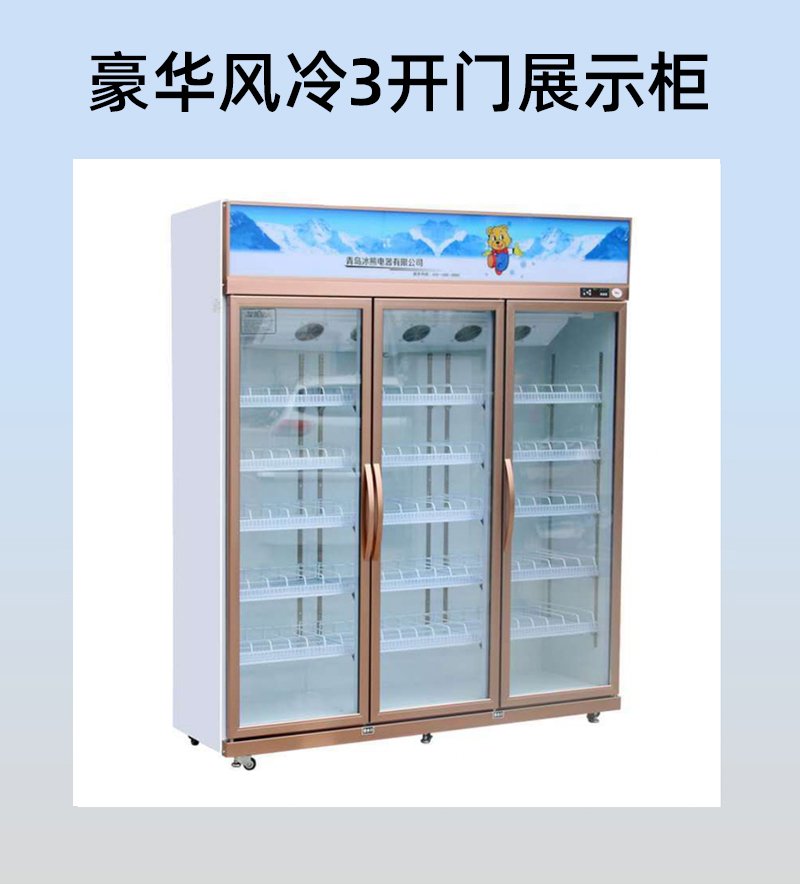 西安风冷展示柜厂家 青岛冰熊电器 1280直冷展示柜 超大直冷空间 展示柜价格