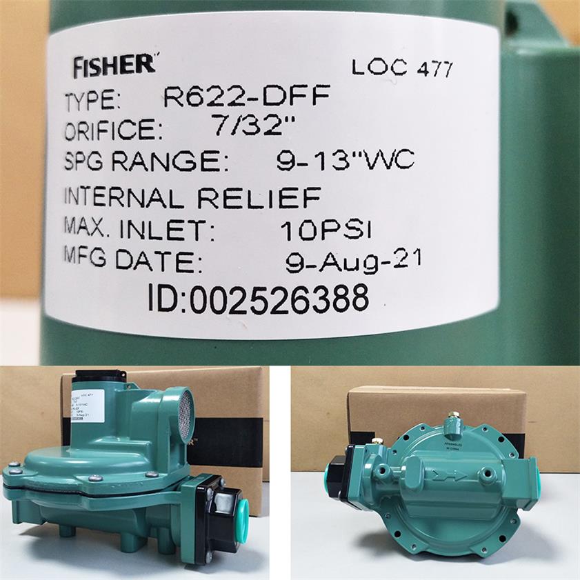 FISHER调压器R622-DFF减压阀R622-BCF减压阀