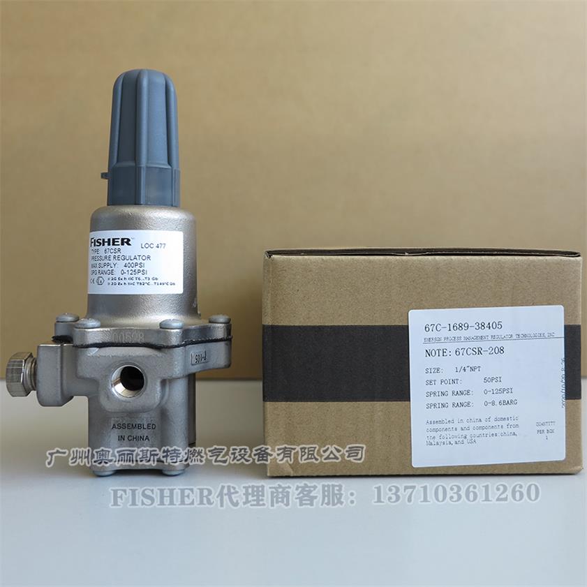 美国FISHER减压器 67C-1689-38386调压阀