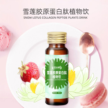 雪莲胶原蛋白肽植物饮OEM代加工山东皇菴堂雪莲胶原蛋白肽饮料odm厂家