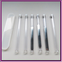 深圳厂家生产挤出透明管  美容粉刺针镊子PVC包装管直径12mm