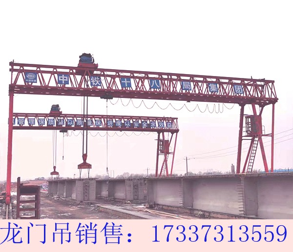 山西长治龙门吊厂家出租4台60T龙门吊
