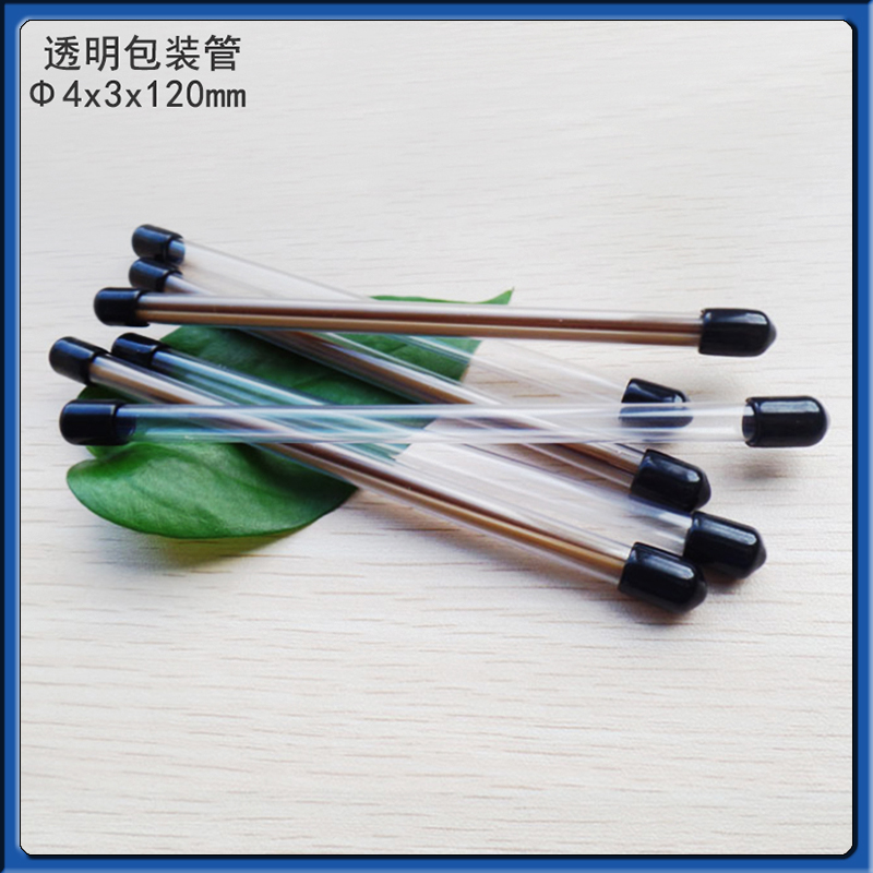 厂家批发pvc透明包装管线香包装筒两头配盖PVC塑料硬管规格齐全