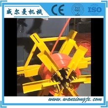 双盘收卷机 双工位塑料PE管盘管机 自动收卷设备
