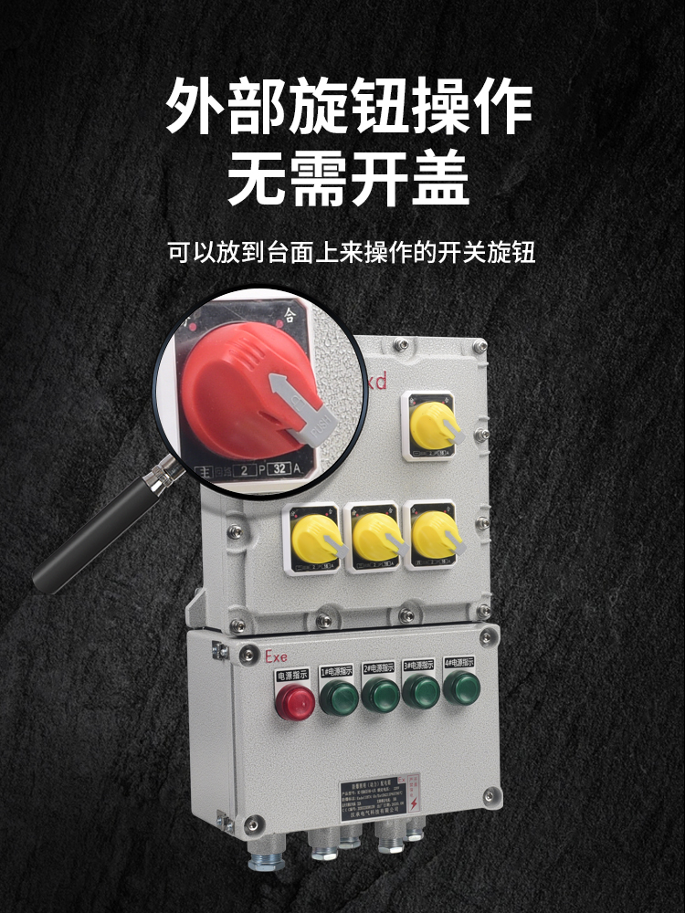 防爆控制箱水泵风机电机控制箱成套配电箱固态继电可控硅控制IP65