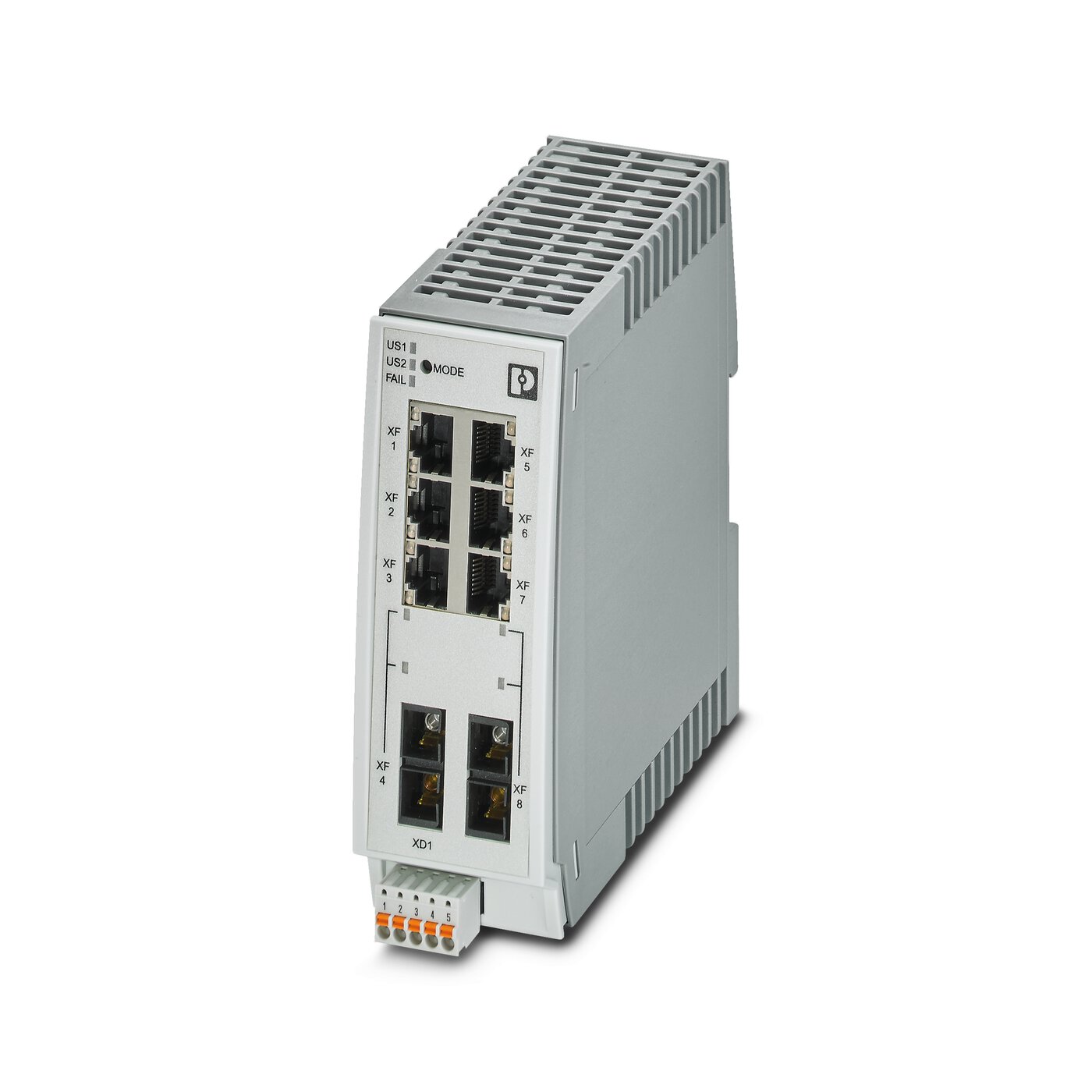 6 RJ45端口  - FL SWITCH 2206-2FX SM  2702331