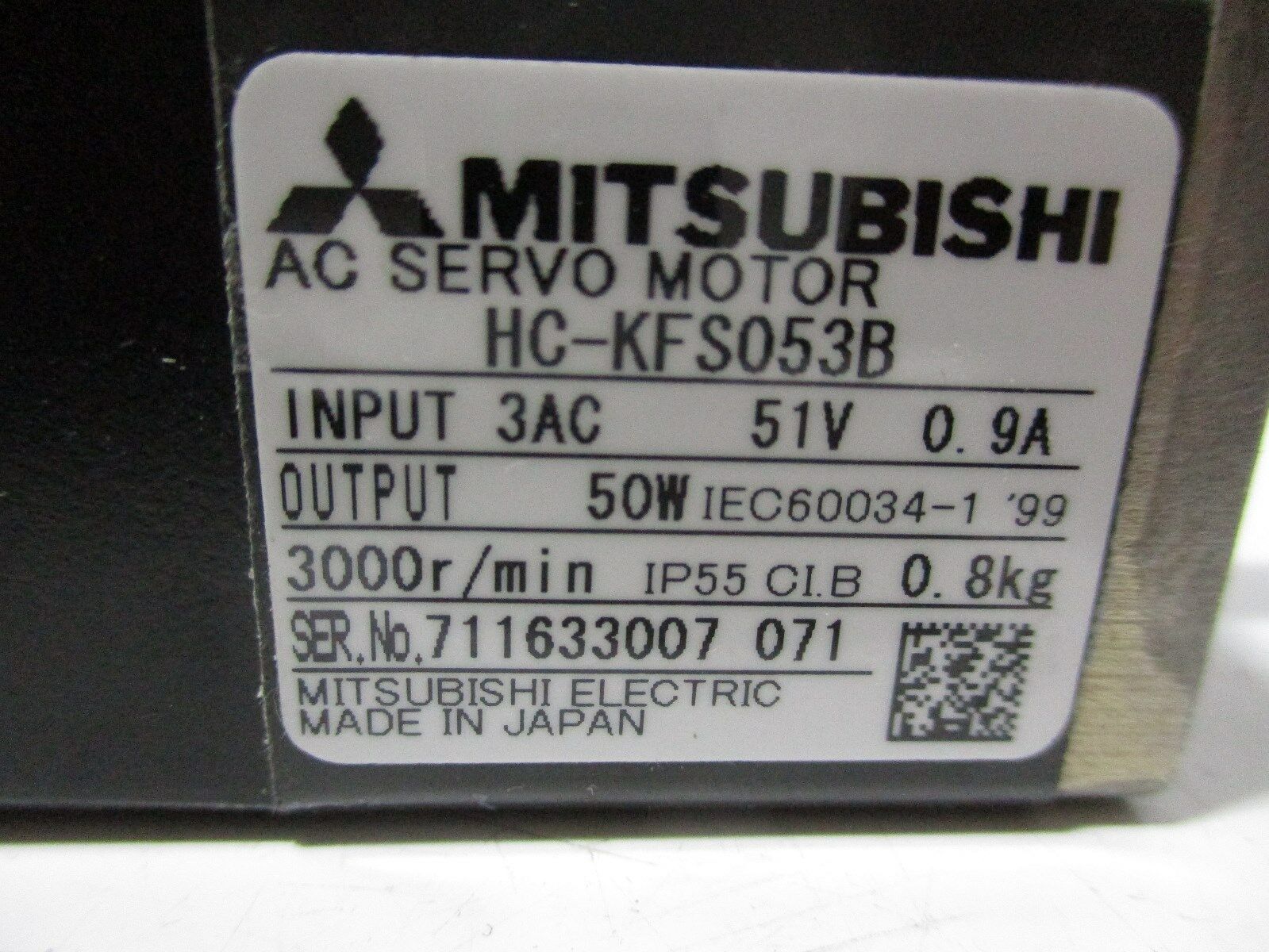 HC-KFS053B Mitsubishi/三菱 电机马达 模块控制器