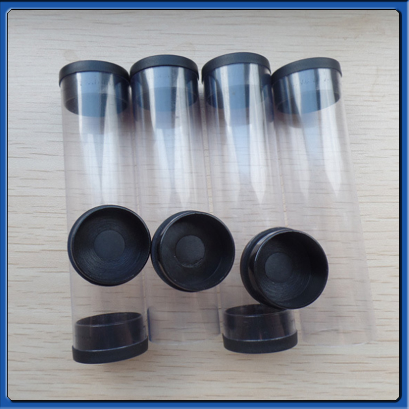 PVC透明包装管电子雾化器包装管化妆笔包装管PVC圆底塑料包装管