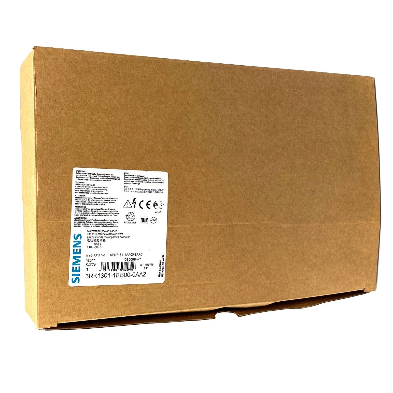 3RK1301-1BB00-0AA2 SIEMENS/西门子 电机马达 控制器模块