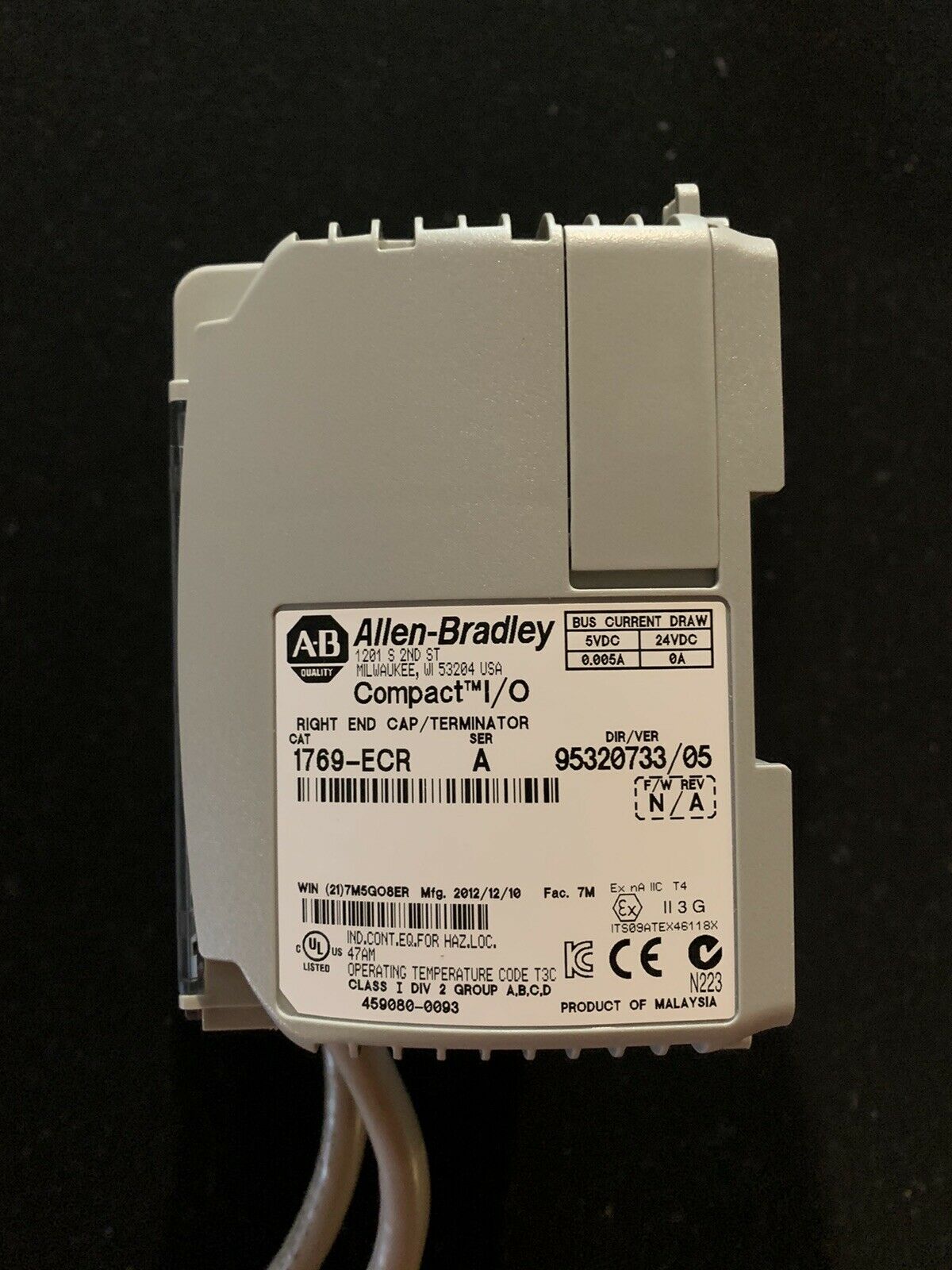 1769-l24er-qb1ba Allen Bradley模块控制器 马达电机 驱动器