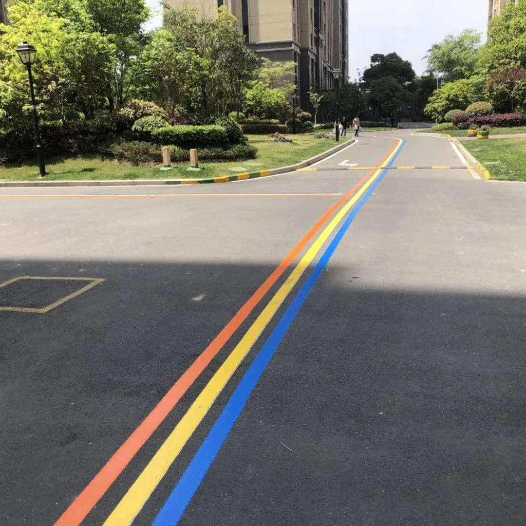 广州番禺车库画车位 停车场划线