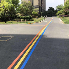 广州番禺车库画车位 停车场划线