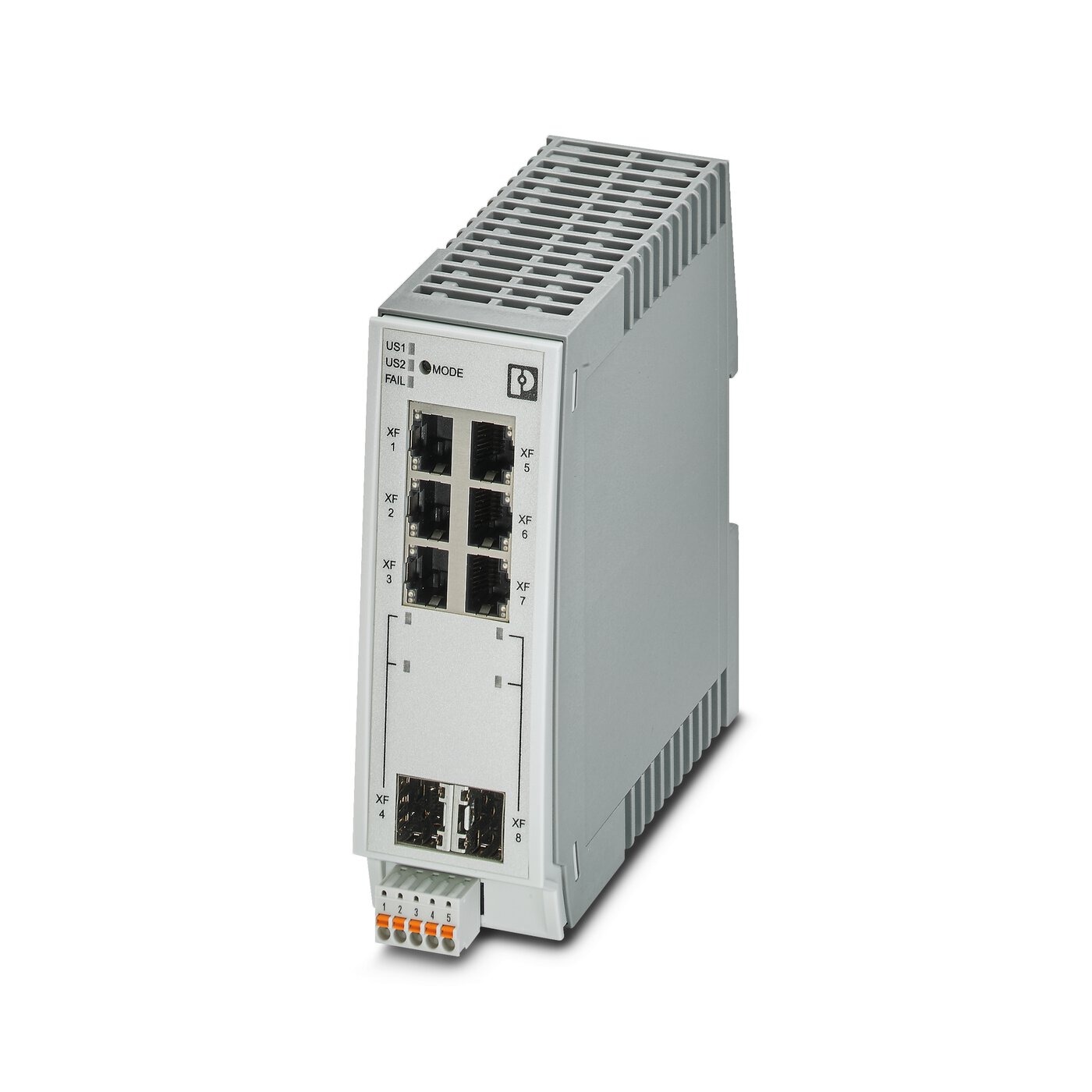 6 RJ45端口 - FL SWITCH 2206-2SFX  2702969