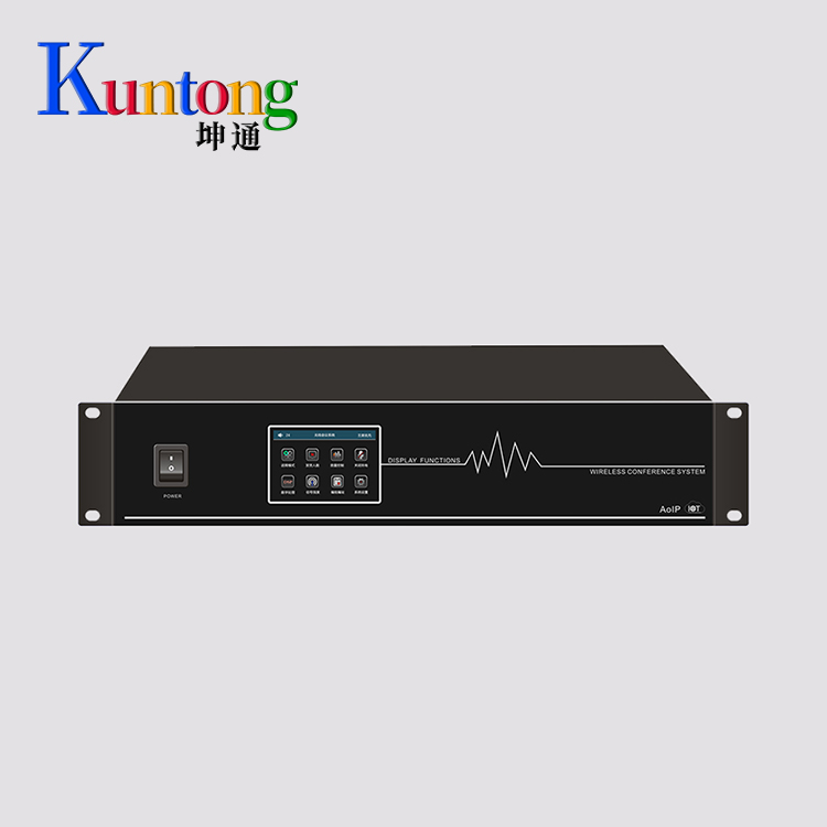 Kuntong坤通KTM-DCS-3060H 数字会议系统主机视频会议环形手拉手连接