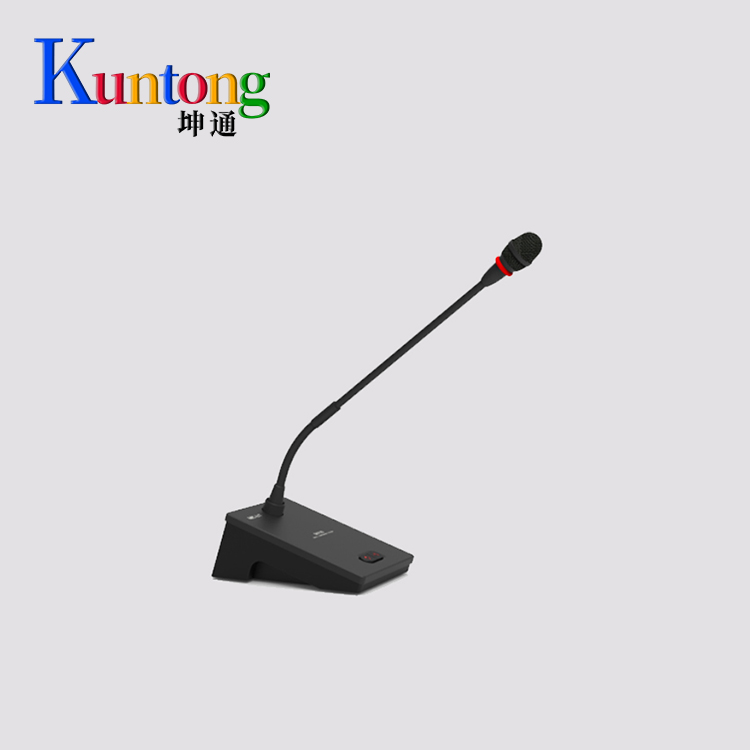 Kuntong坤通KTM-DCS-3070C有线鹅颈式数字会议系统主席单元话筒抗手机干扰咪芯