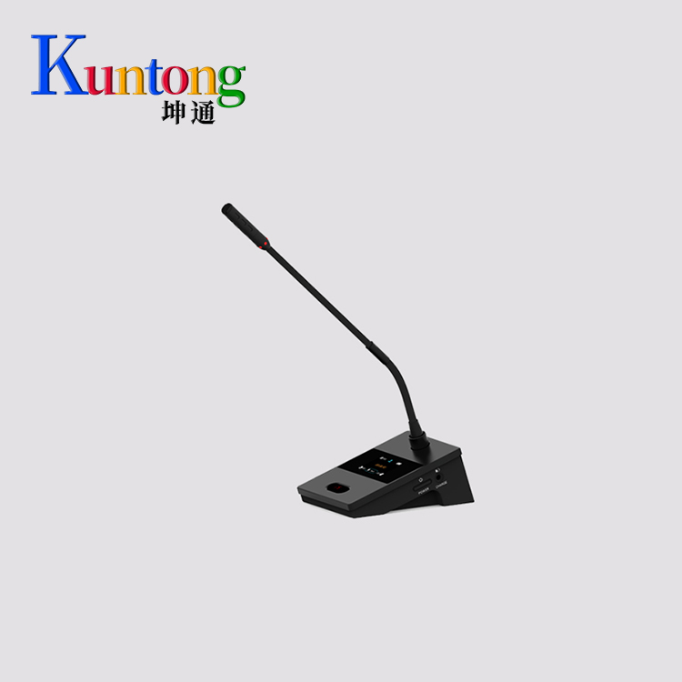 Kuntong坤通KTM-DCS-3069D无线鹅颈式数字会议系统主席单元话筒抗手机干扰咪芯