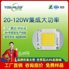 led灯珠20W-120W集成大功率灯珠 大功率LED灯珠可定做