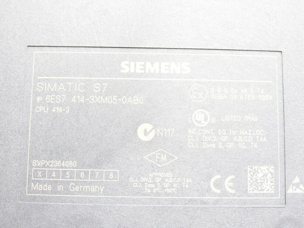 6es7414-3xm05-0ab0 ABB 模块控制器 马达电机 驱动器