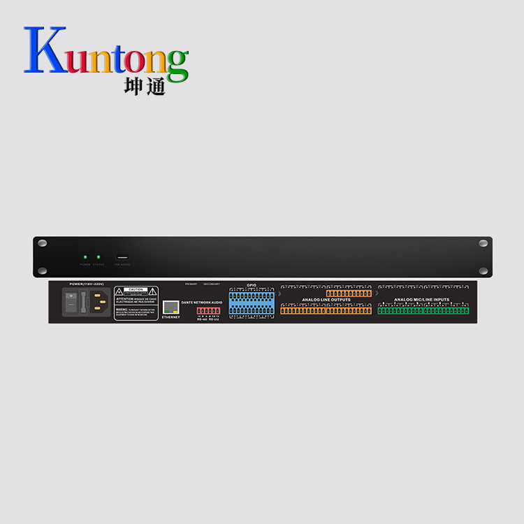 Kuntong坤通KTM-DAP-0812 8进12出数字音频处理器 浮点运算引擎 核心音频处理模块