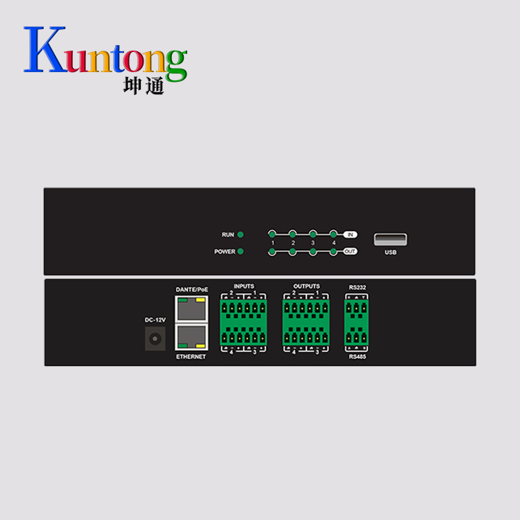 Kuntong坤通KTM-DAP-0404 4进4出数字音频处理器 浮点运算引擎 核心音频处理模块