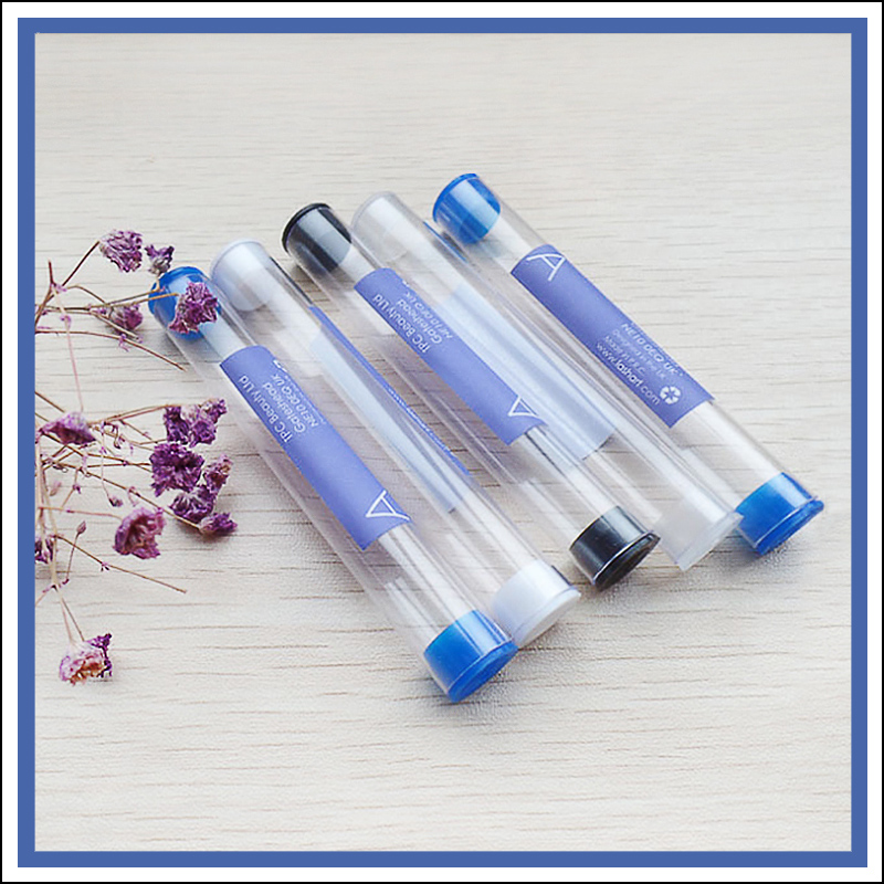 厂家加工定制高透明塑胶管 鲜花营养液包装管 现定透明圆形灯罩管