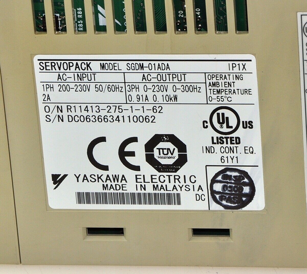  jamsc-b1072b-4 安川 电机马达 控制器模块